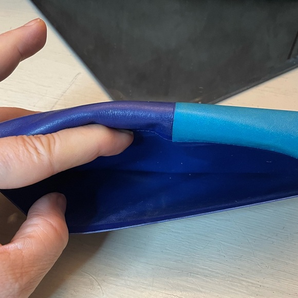 *YSL* colorblock leather bifold long wallet - Picture 7 of 15